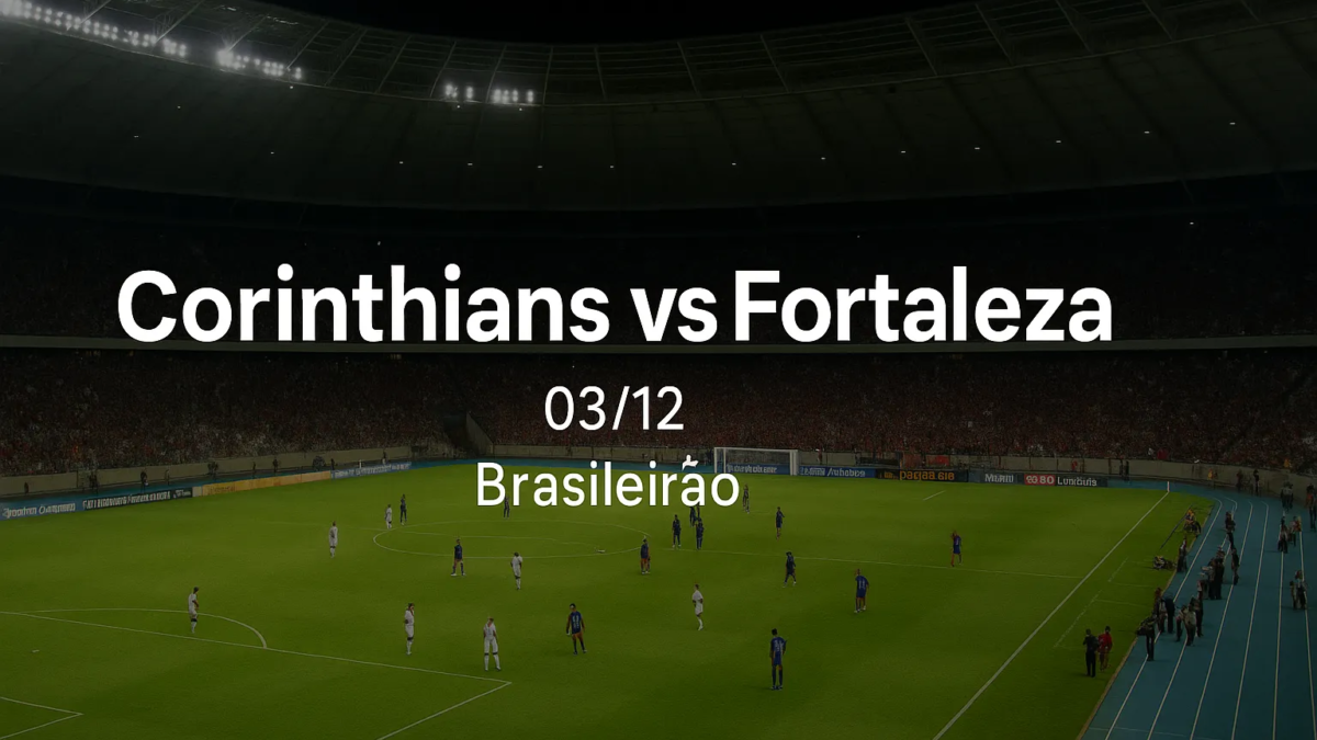Jogo do corinthians vs fortaleza hoje