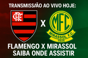 Transmissão ao vivo hoje: Mirassol x Flamengo – saiba onde assistir