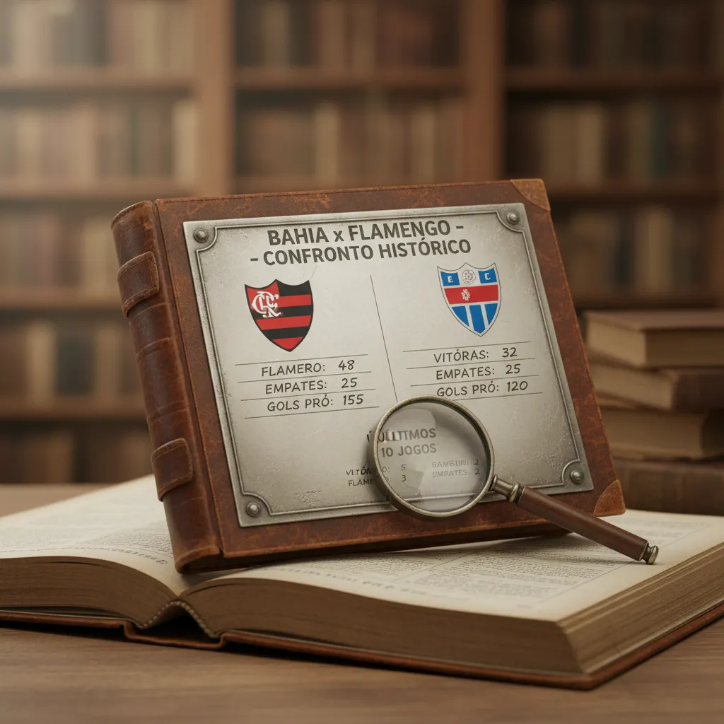 Jogadores do Bahia e Flamengo em campo disputando a bola, simbolizando a intensa rivalidade no futebol brasileiro.