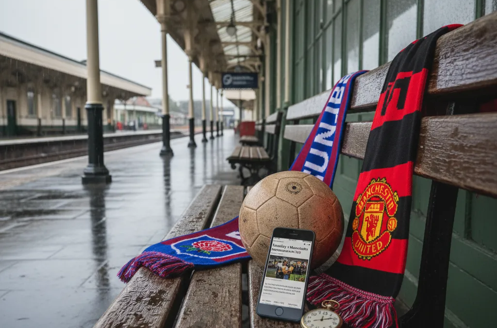 Jogador do Manchester United de camisa vermelha disputa bola com atleta do Burnley em campo da Premier League.
