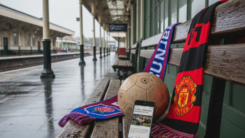 Jogador do Manchester United de camisa vermelha disputa bola com atleta do Burnley em campo da Premier League.