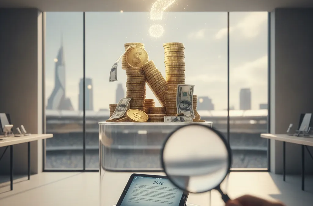 Neymar Jr. em campo, com uniforme de futebol, focado no jogo e no valor de sua fortuna em 2026.