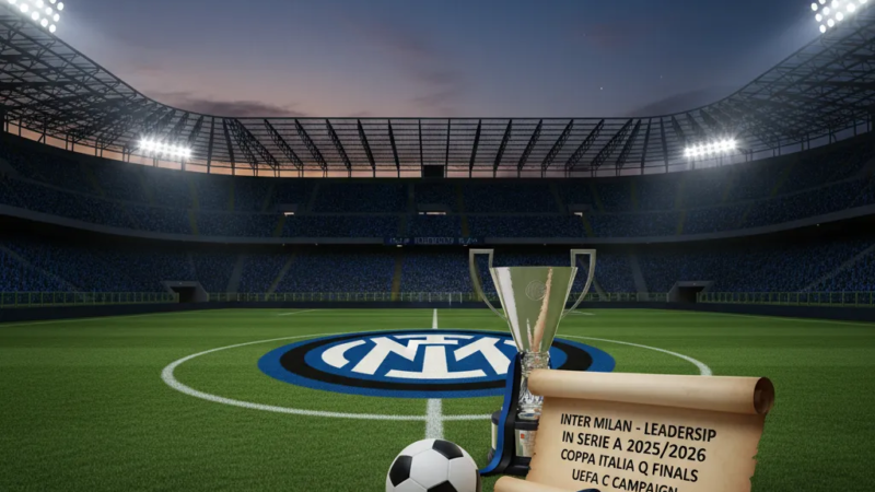 Jogador da Inter de Milão comemora gol no gramado, vestindo o uniforme nerazzurro, em partida da Serie A.