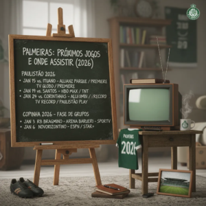 Palmeiras: Próximos Jogos e Onde Assistir em 2026 – Guia Completo e Atualizado da Temporada