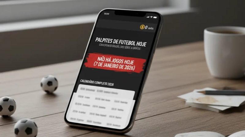 Bola de futebol no gramado verde de um estádio iluminado, pronta para os palpites do Campeonato Brasileiro Série A.