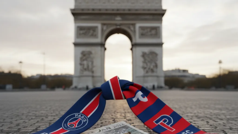Jogadores de PSG e Paris FC em disputa acirrada pela bola no campo, durante o histórico dérbi da Ligue 1.