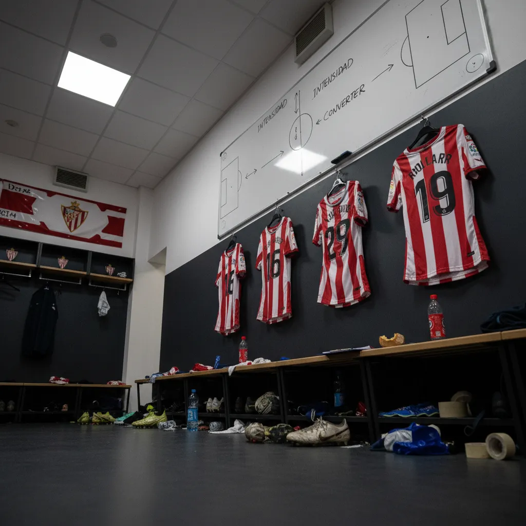 Jogadores do Rayo Vallecano em ação no campo, demonstrando a intensidade da equipe durante um jogo de futebol.
