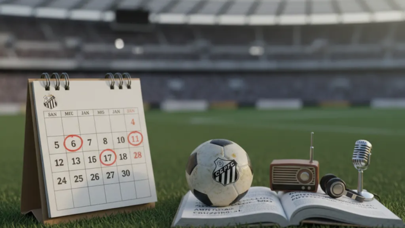 Jovem jogador do Santos FC em campo, driblando a bola com foco em partida da Copinha.