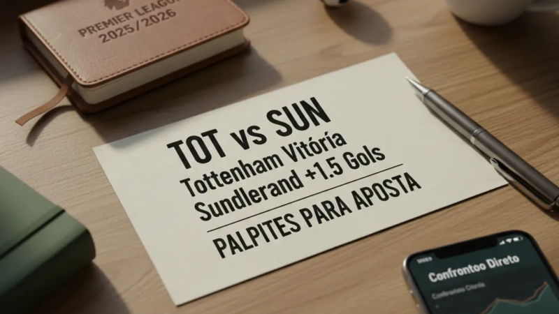 Jogador do Tottenham em campo, correndo com a bola. Palpites de aposta para o jogo Tottenham x Sunderland.