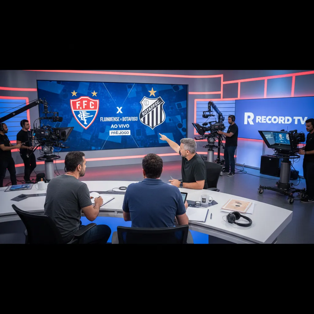 Torcedores acompanham a partida Fluminense x Botafogo em um estádio vibrante, prontos para assistir ao clássico.