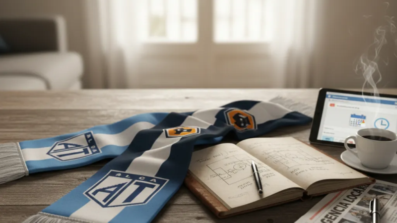 Jogadores de Atlético Tucumán e Gimnasia La Plata disputam a bola em campo, refletindo a intensidade do clássico.