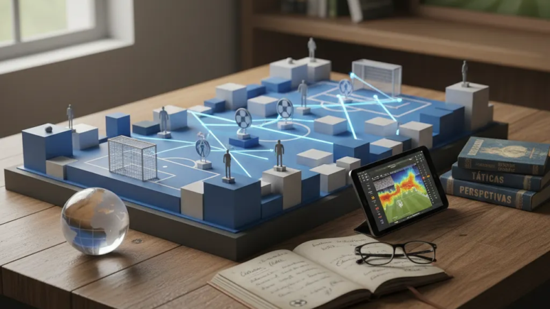 Artur Jorge, técnico do Cruzeiro, em campo com o elenco durante análise tática.