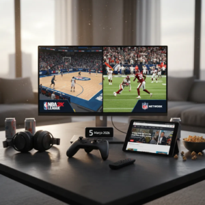 Onde Assistir eSports NBA e NFL Hoje (05/03/2026): Guia Completo de Transmissões ao Vivo